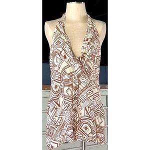 Anthropologie Slim Halter Mini Dress MP